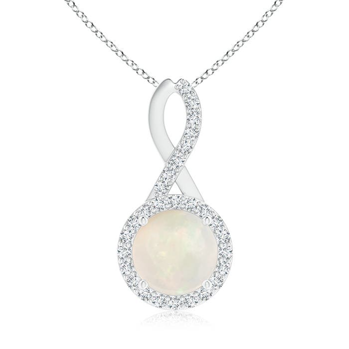 A - Opal / 1.43 CT / 14 KT White Gold