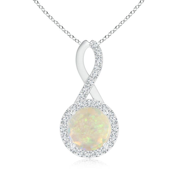 AAA - Opal / 1.43 CT / 14 KT White Gold