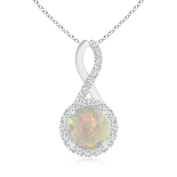 AAAA - Opal / 1.43 CT / 14 KT White Gold