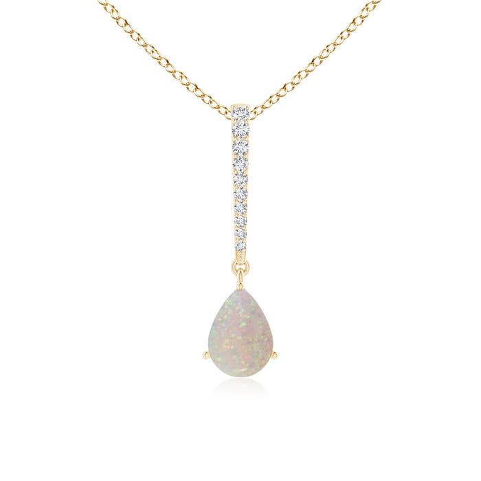 AA - Opal / 0.49 CT / 14 KT Yellow Gold