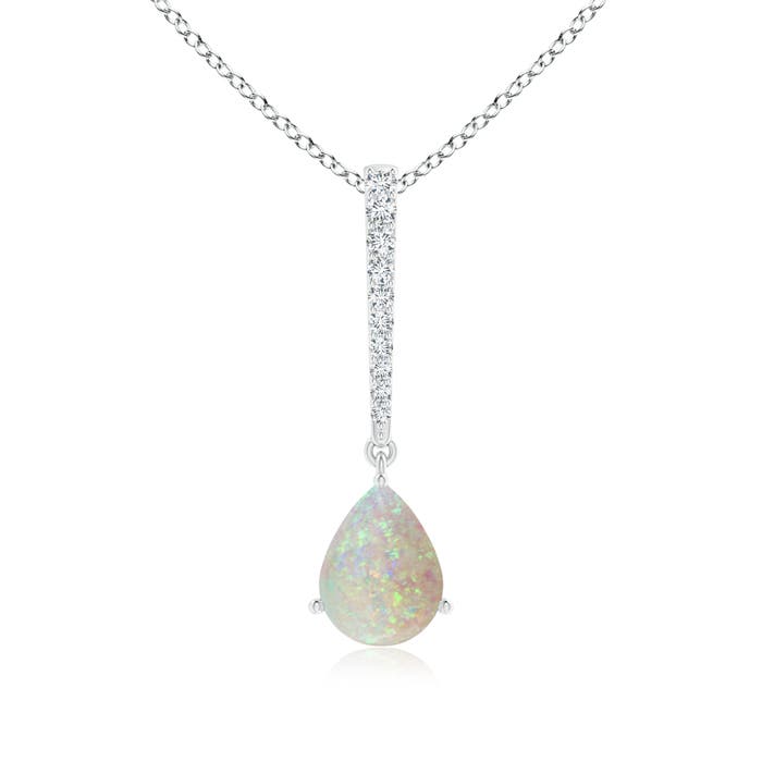 AAA - Opal / 0.78 CT / 14 KT White Gold