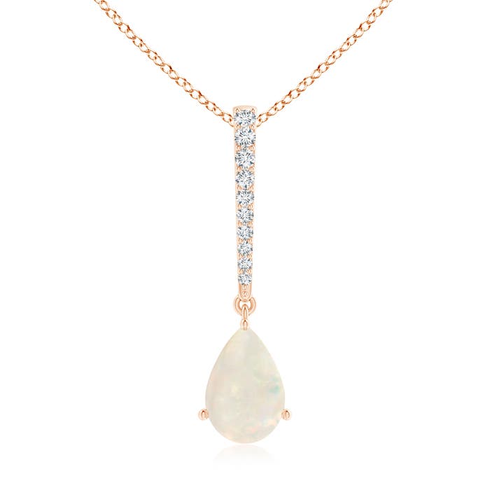 A - Opal / 0.9 CT / 14 KT Rose Gold