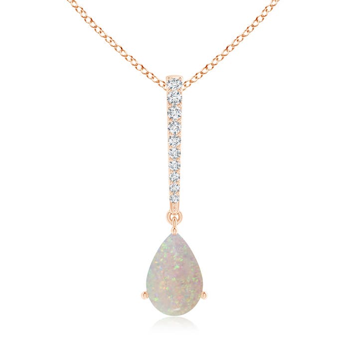 AA - Opal / 0.9 CT / 14 KT Rose Gold