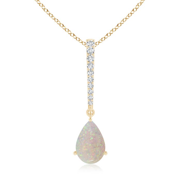 AA - Opal / 0.9 CT / 14 KT Yellow Gold