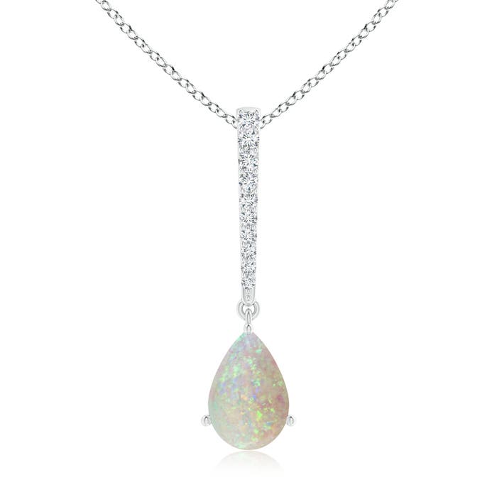 AAA - Opal / 0.9 CT / 14 KT White Gold