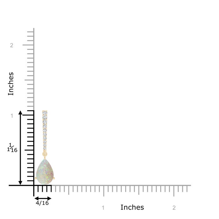 AAA - Opal / 0.9 CT / 14 KT Yellow Gold