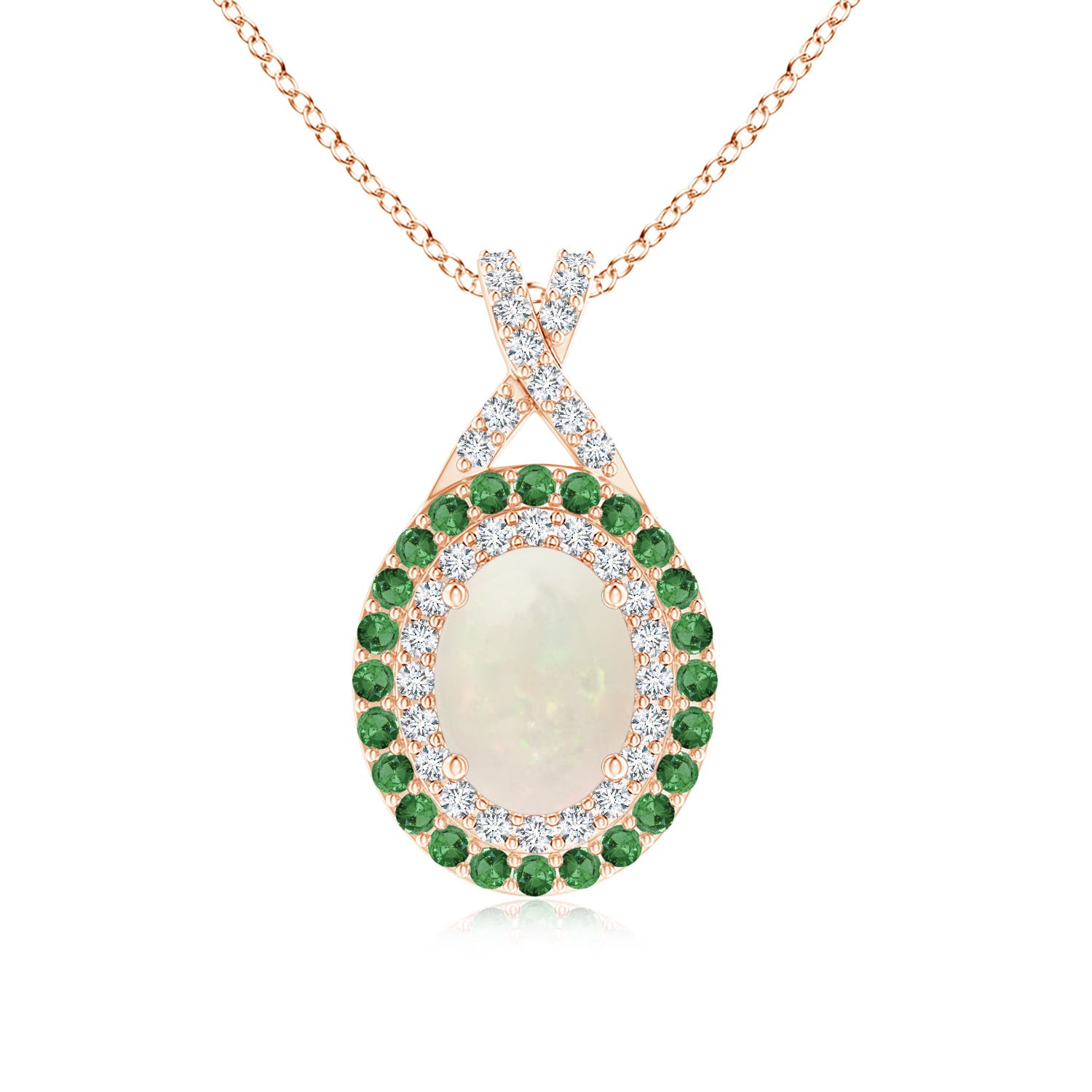 A - Opal / 1.21 CT / 14 KT Rose Gold