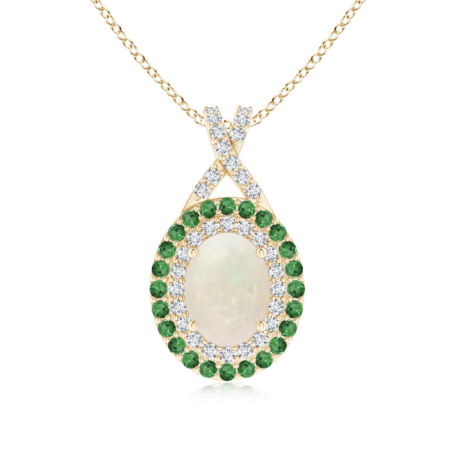 A - Opal / 1.21 CT / 14 KT Yellow Gold