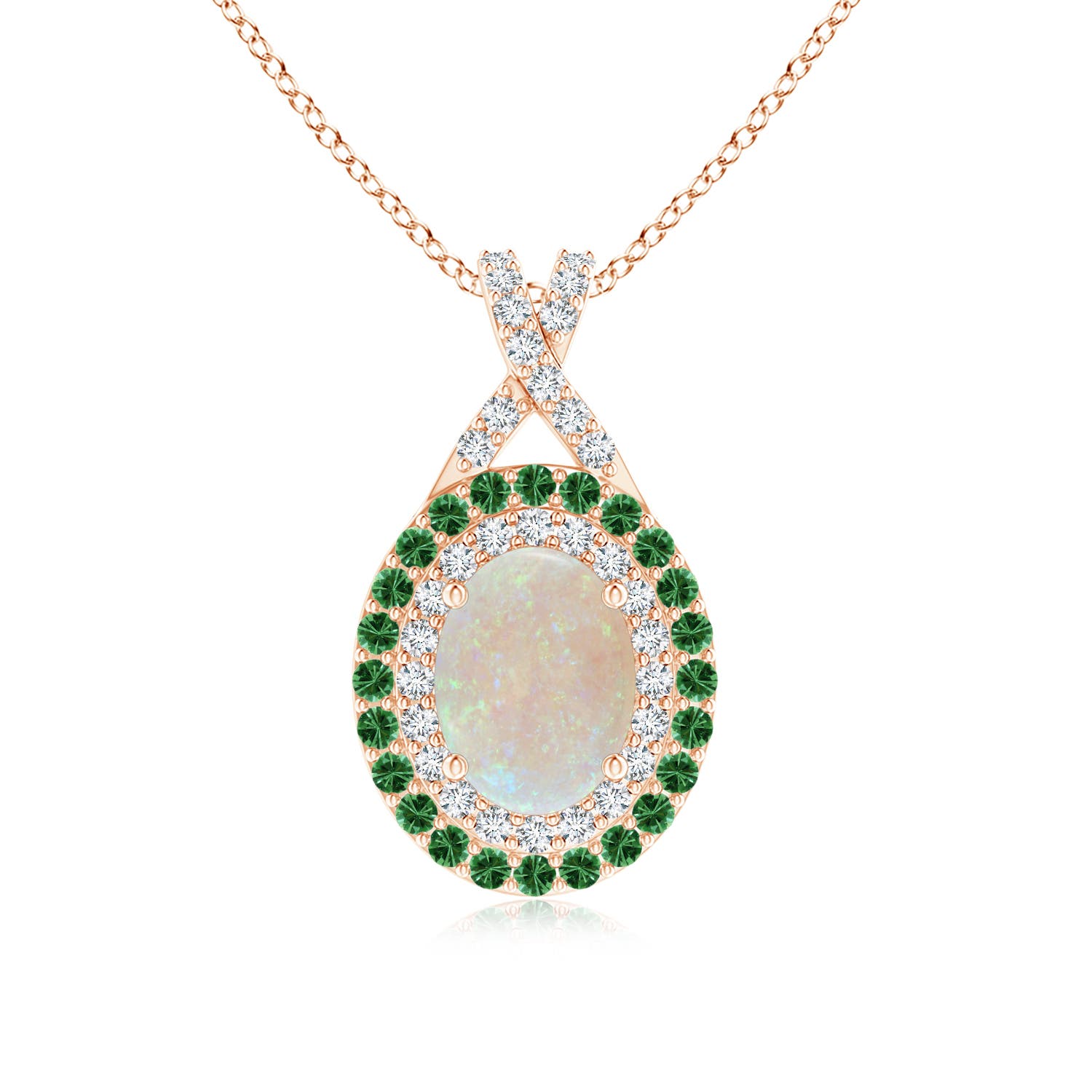 AA - Opal / 1.21 CT / 14 KT Rose Gold