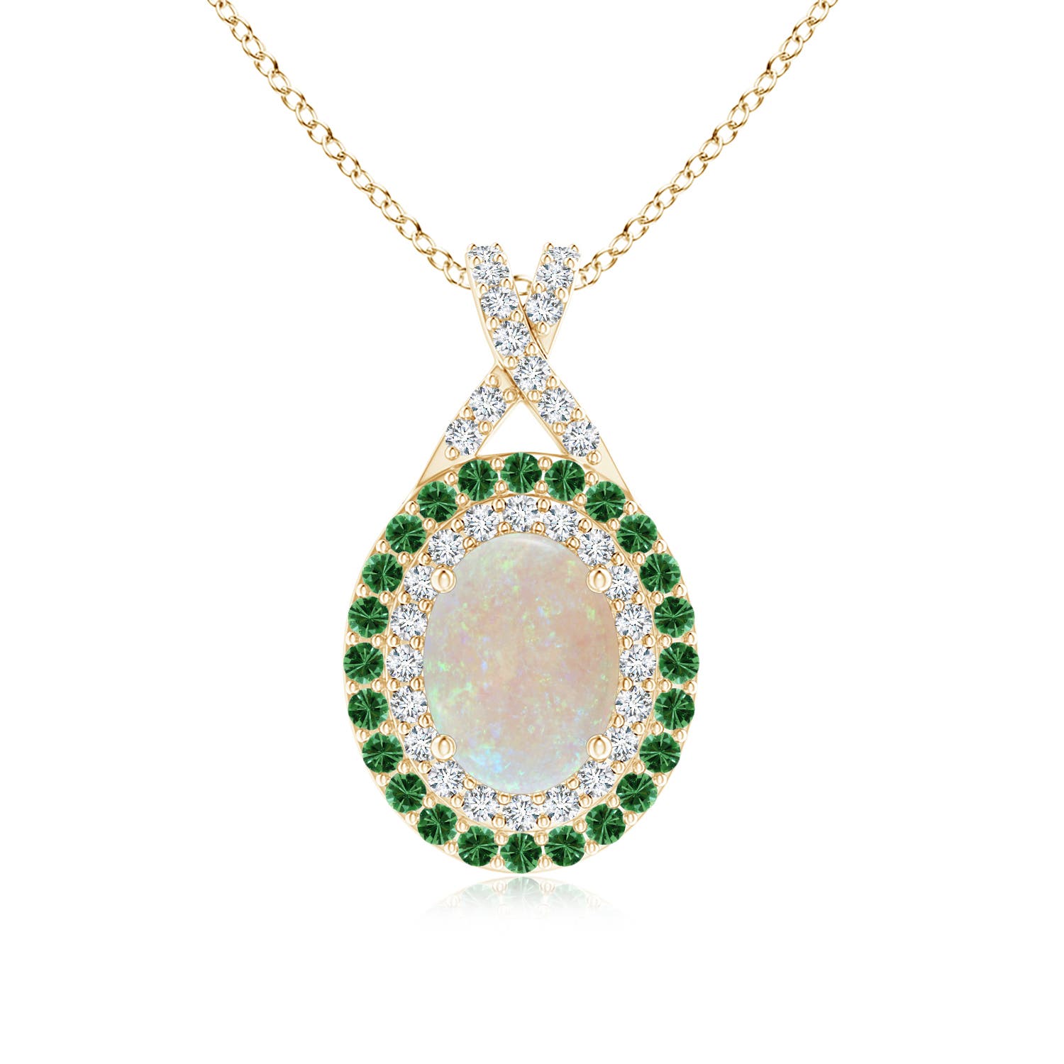 AA - Opal / 1.21 CT / 14 KT Yellow Gold