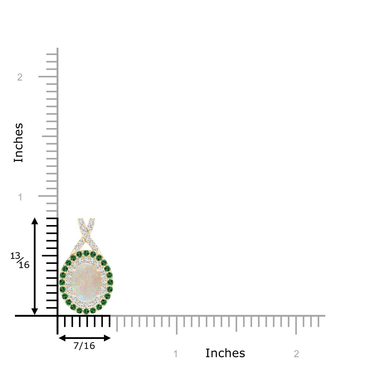 AA - Opal / 1.21 CT / 14 KT Yellow Gold