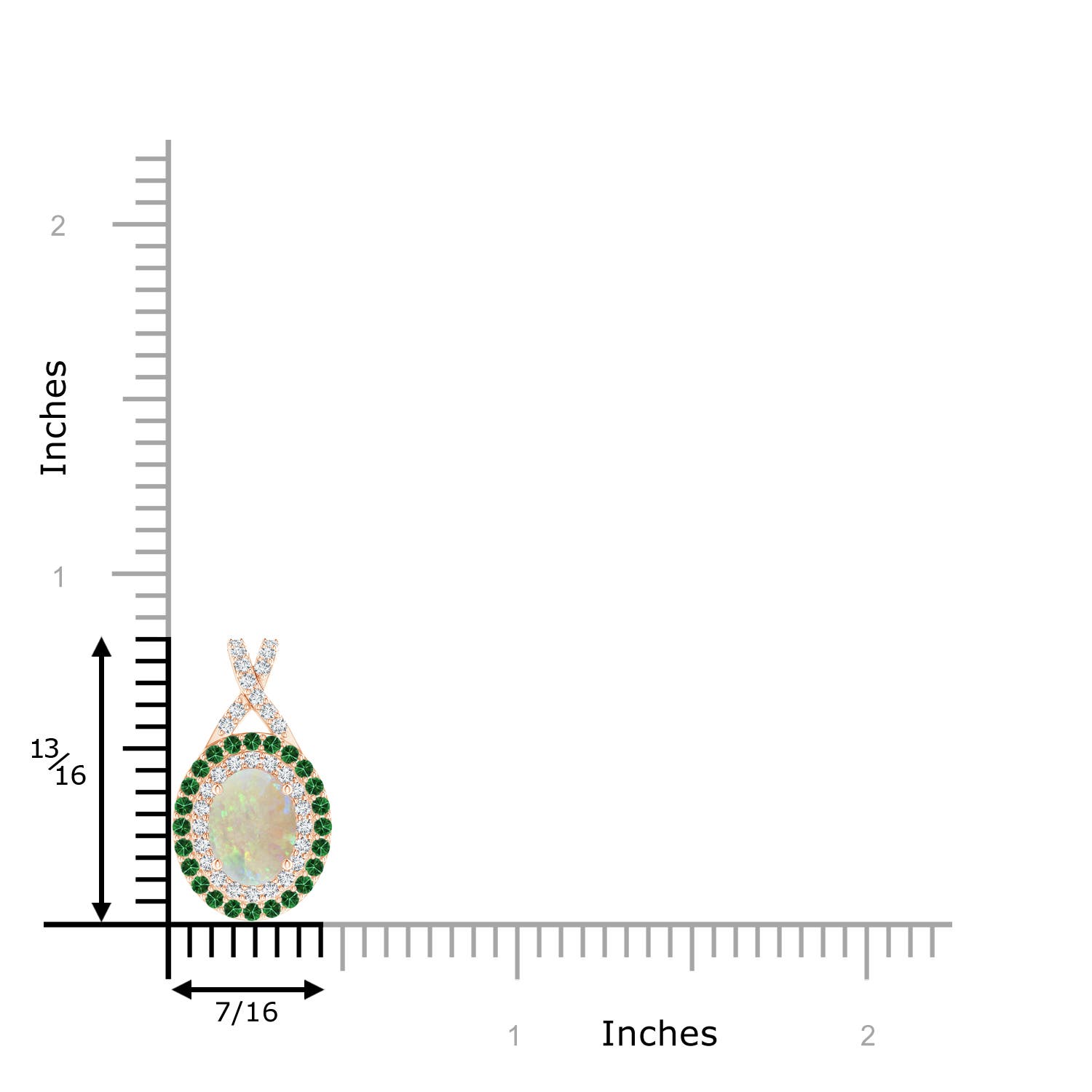 AAA - Opal / 1.21 CT / 14 KT Rose Gold