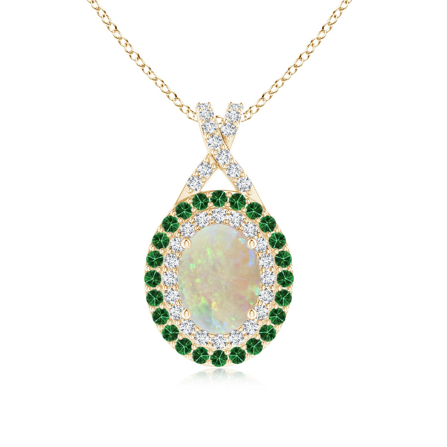 AAA - Opal / 1.21 CT / 14 KT Yellow Gold