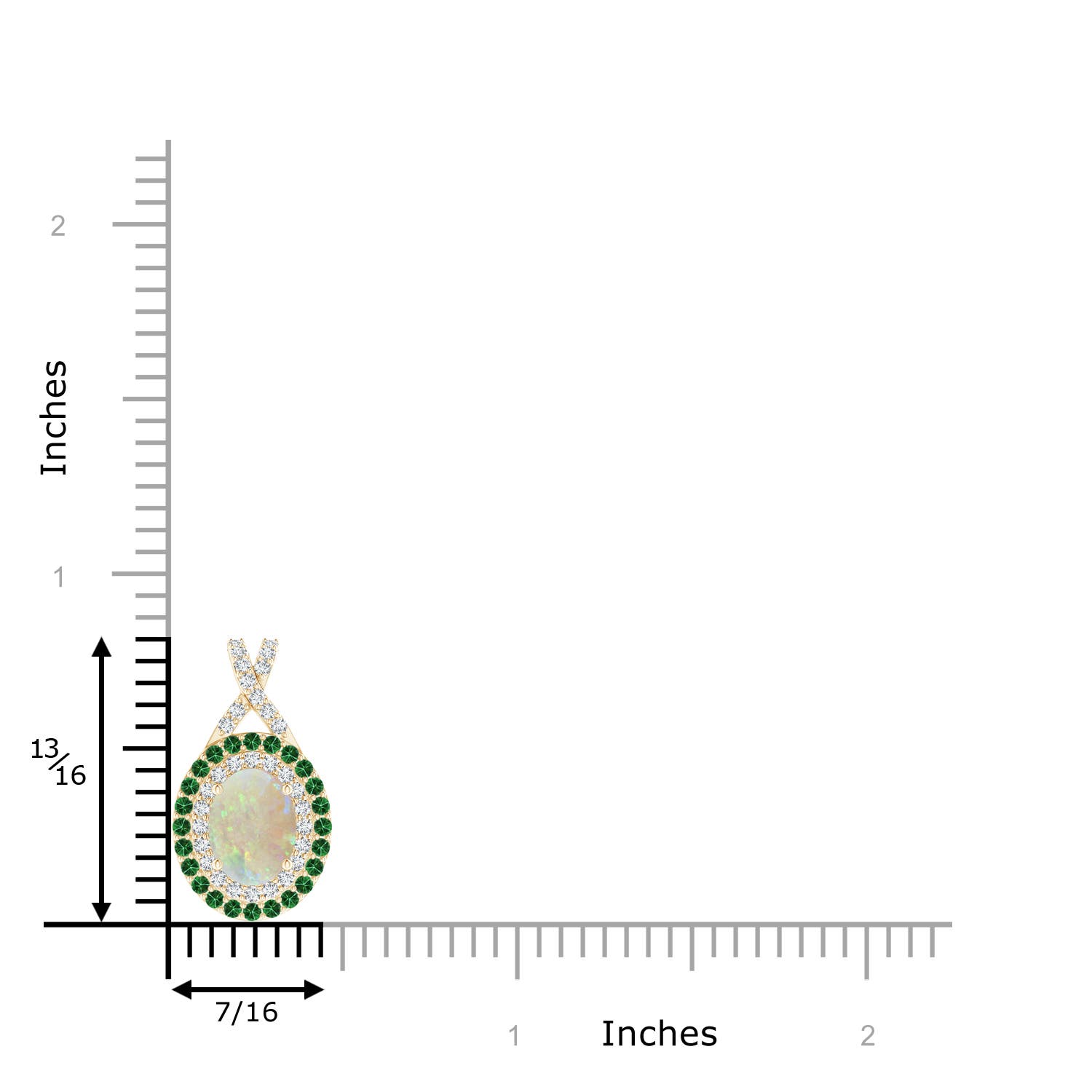 AAA - Opal / 1.21 CT / 14 KT Yellow Gold