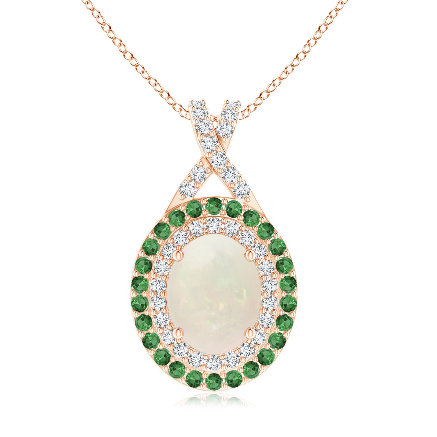 A - Opal / 1.66 CT / 14 KT Rose Gold