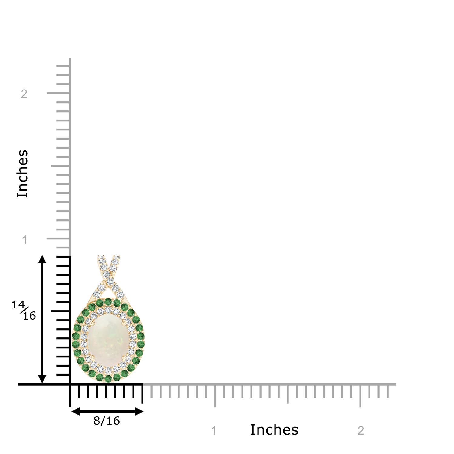 A - Opal / 1.66 CT / 14 KT Yellow Gold