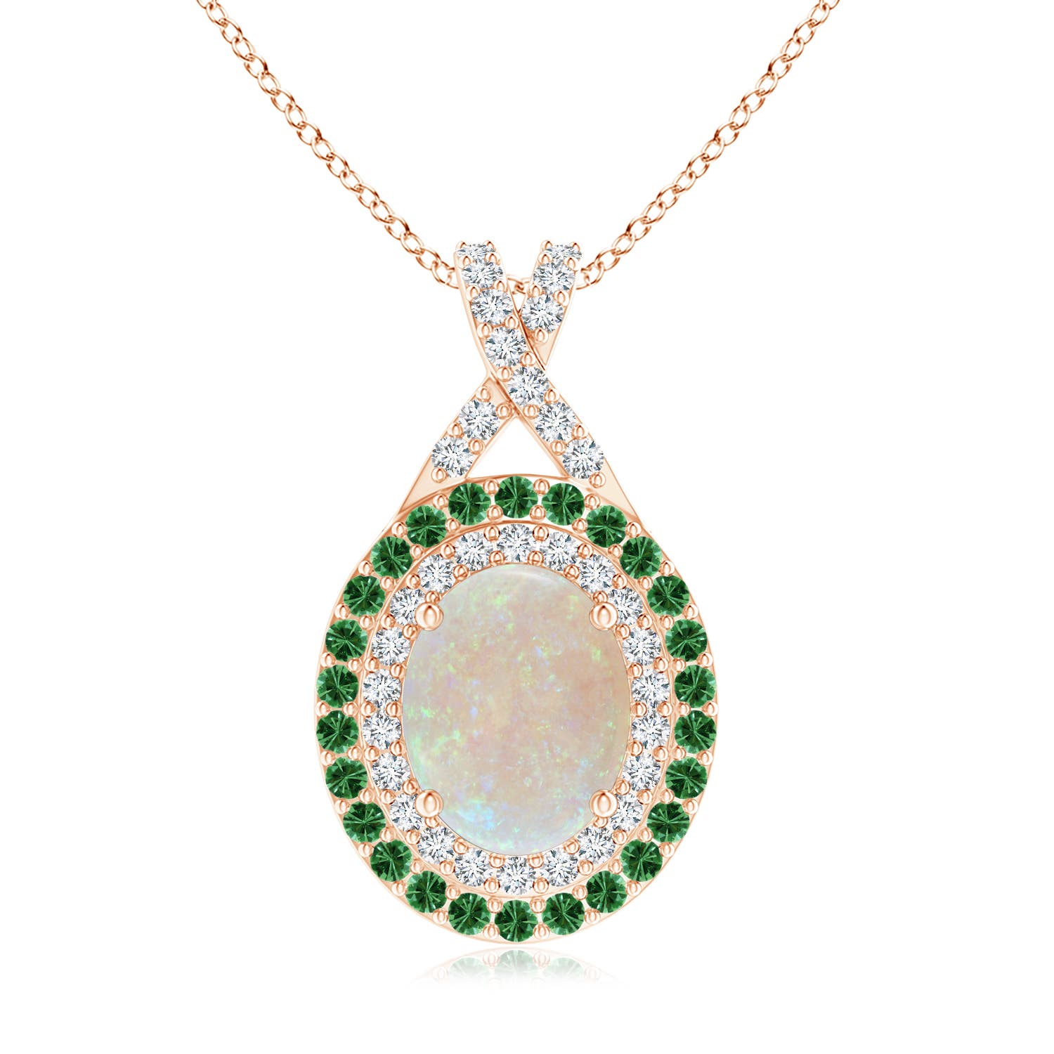 AA - Opal / 1.66 CT / 14 KT Rose Gold