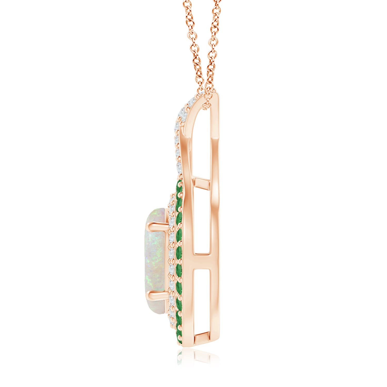 AA - Opal / 1.66 CT / 14 KT Rose Gold