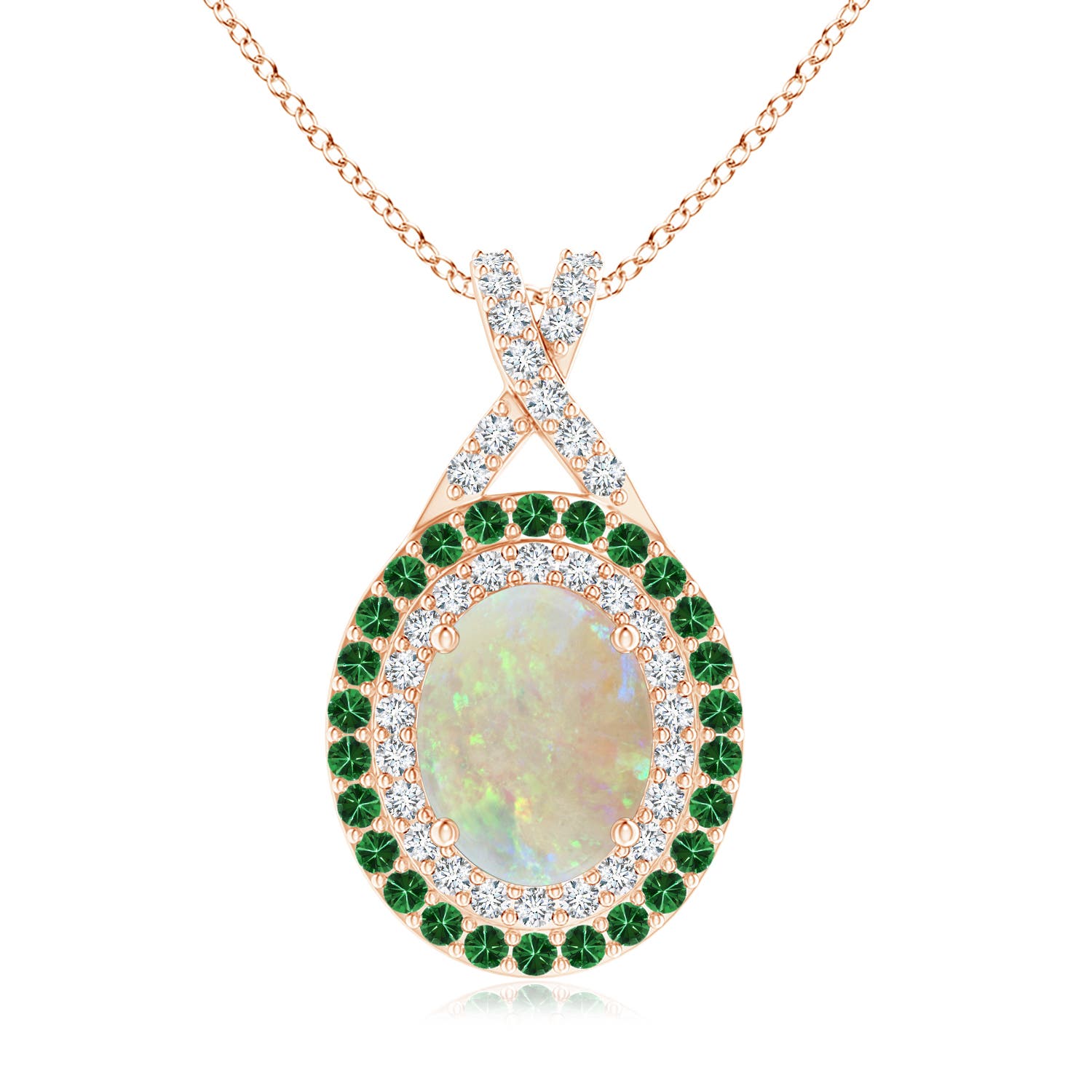 AAA - Opal / 1.66 CT / 14 KT Rose Gold