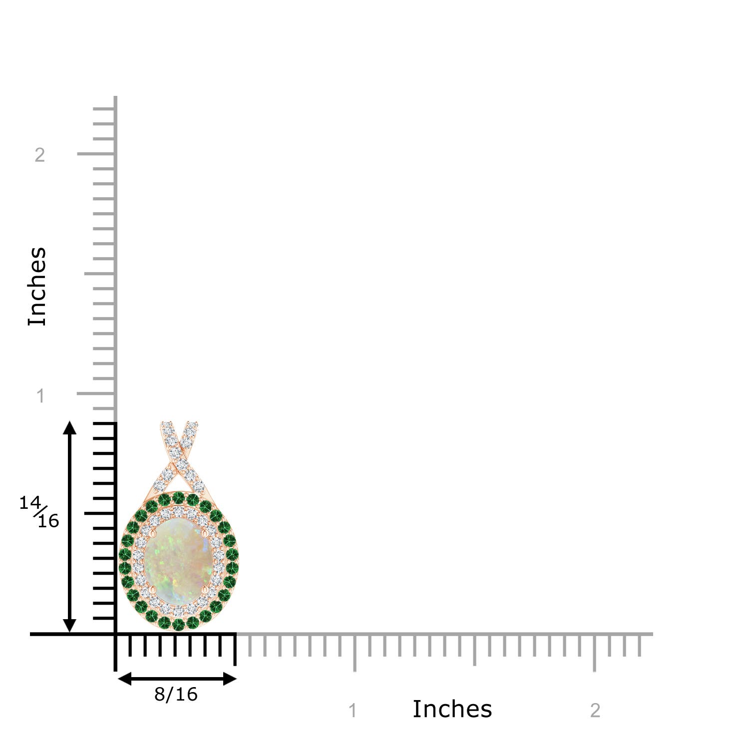 AAA - Opal / 1.66 CT / 14 KT Rose Gold