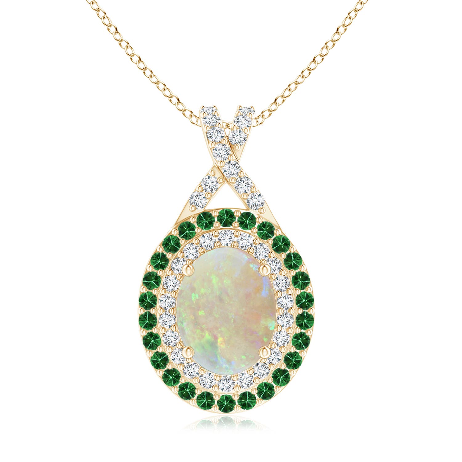 AAA - Opal / 1.66 CT / 14 KT Yellow Gold