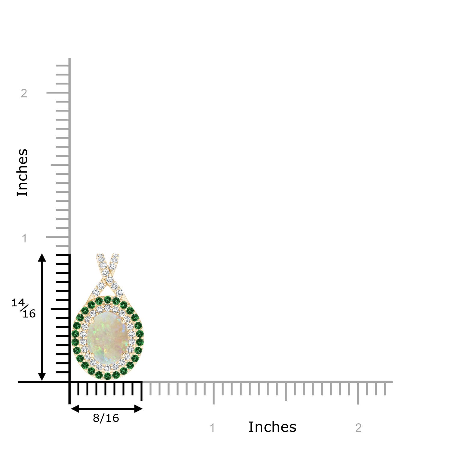 AAA - Opal / 1.66 CT / 14 KT Yellow Gold