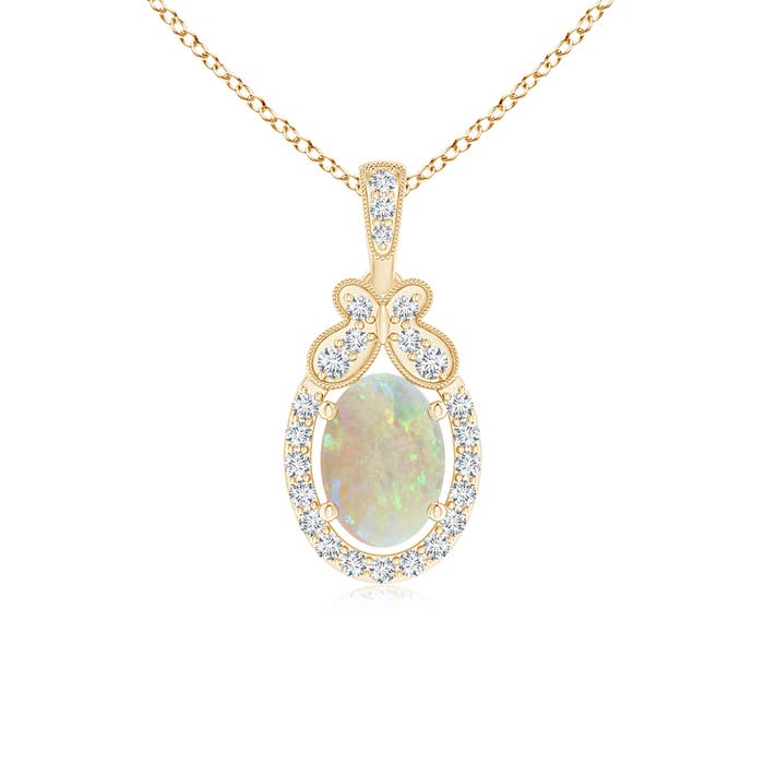 AAA - Opal / 0.58 CT / 14 KT Yellow Gold