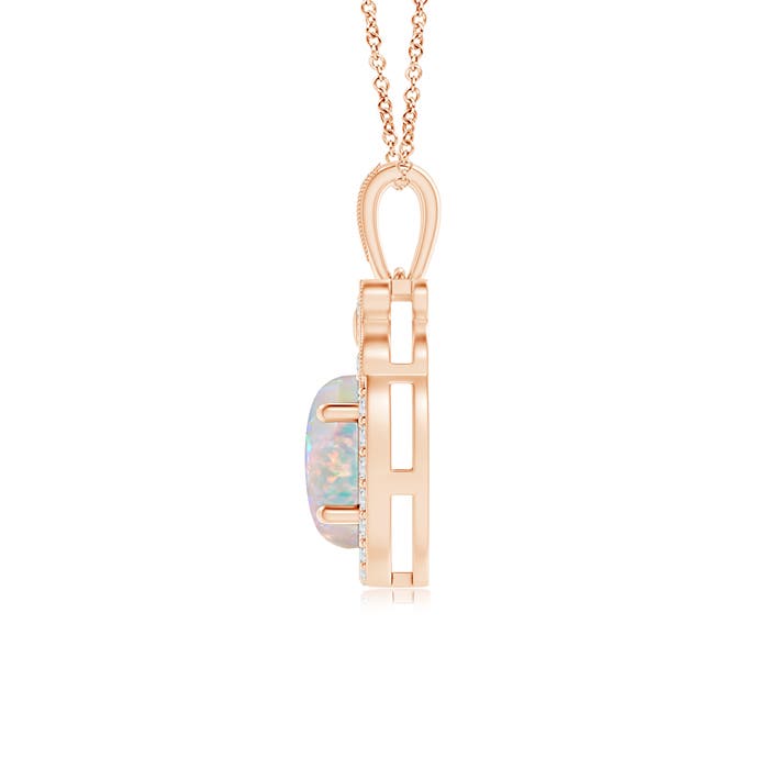 AAAA - Opal / 0.58 CT / 14 KT Rose Gold