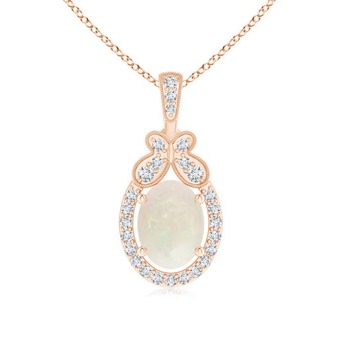 A - Opal / 0.98 CT / 14 KT Rose Gold