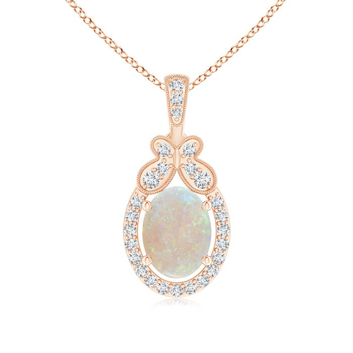 AA - Opal / 0.98 CT / 14 KT Rose Gold