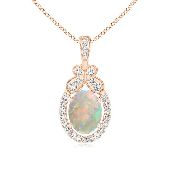 AAAA - Opal / 0.98 CT / 14 KT Rose Gold