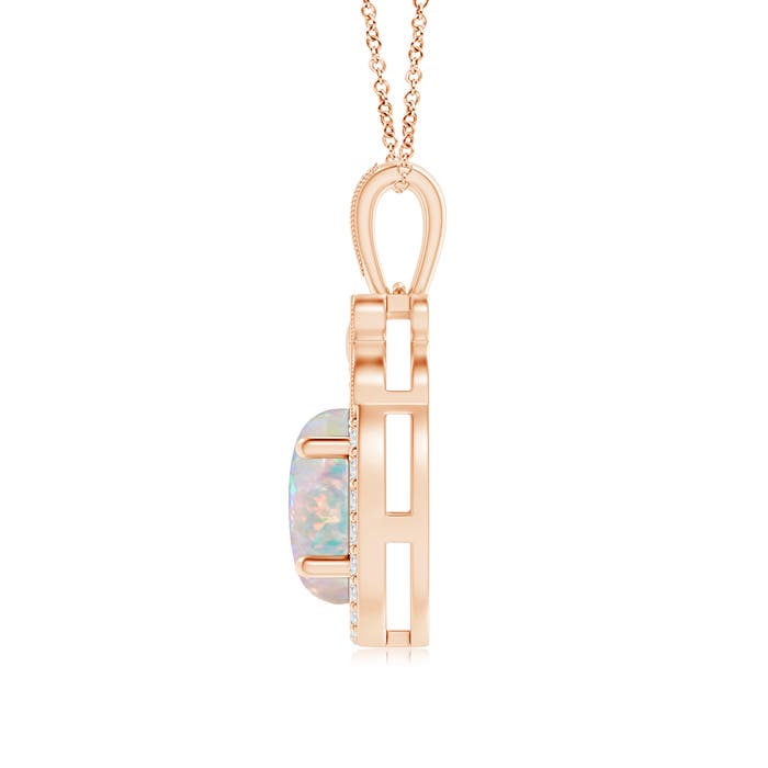 AAAA - Opal / 0.98 CT / 14 KT Rose Gold