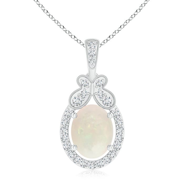 A - Opal / 1.34 CT / 14 KT White Gold