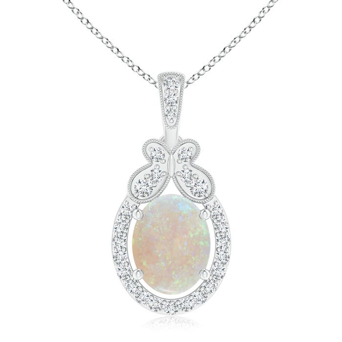 AA - Opal / 1.34 CT / 14 KT White Gold