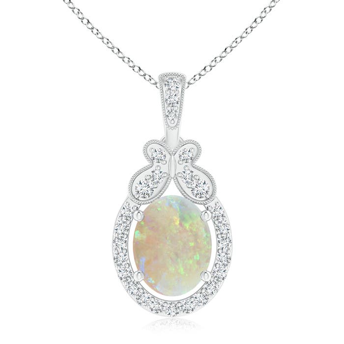 AAA - Opal / 1.34 CT / 14 KT White Gold