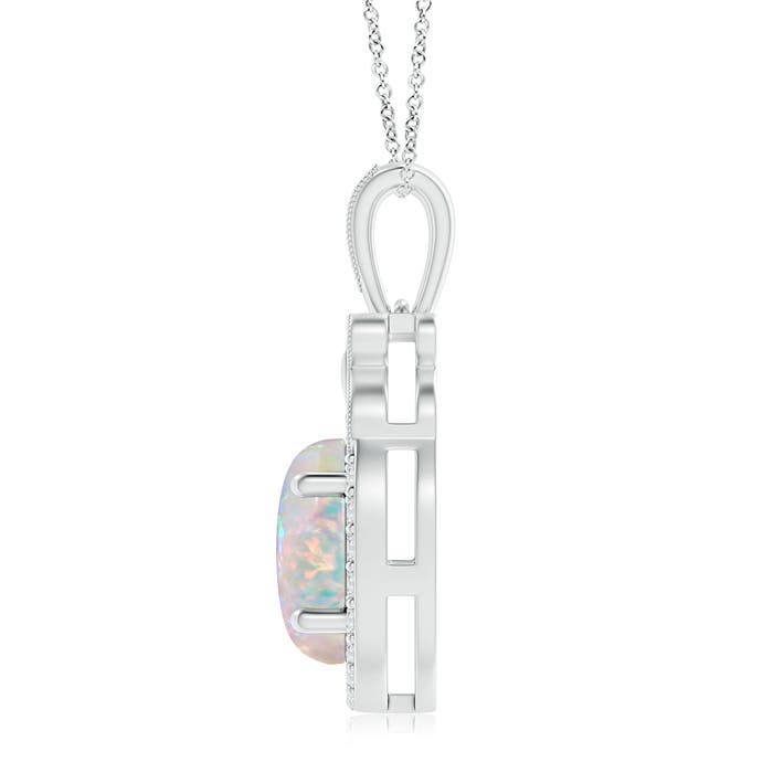 AAAA - Opal / 1.34 CT / 14 KT White Gold