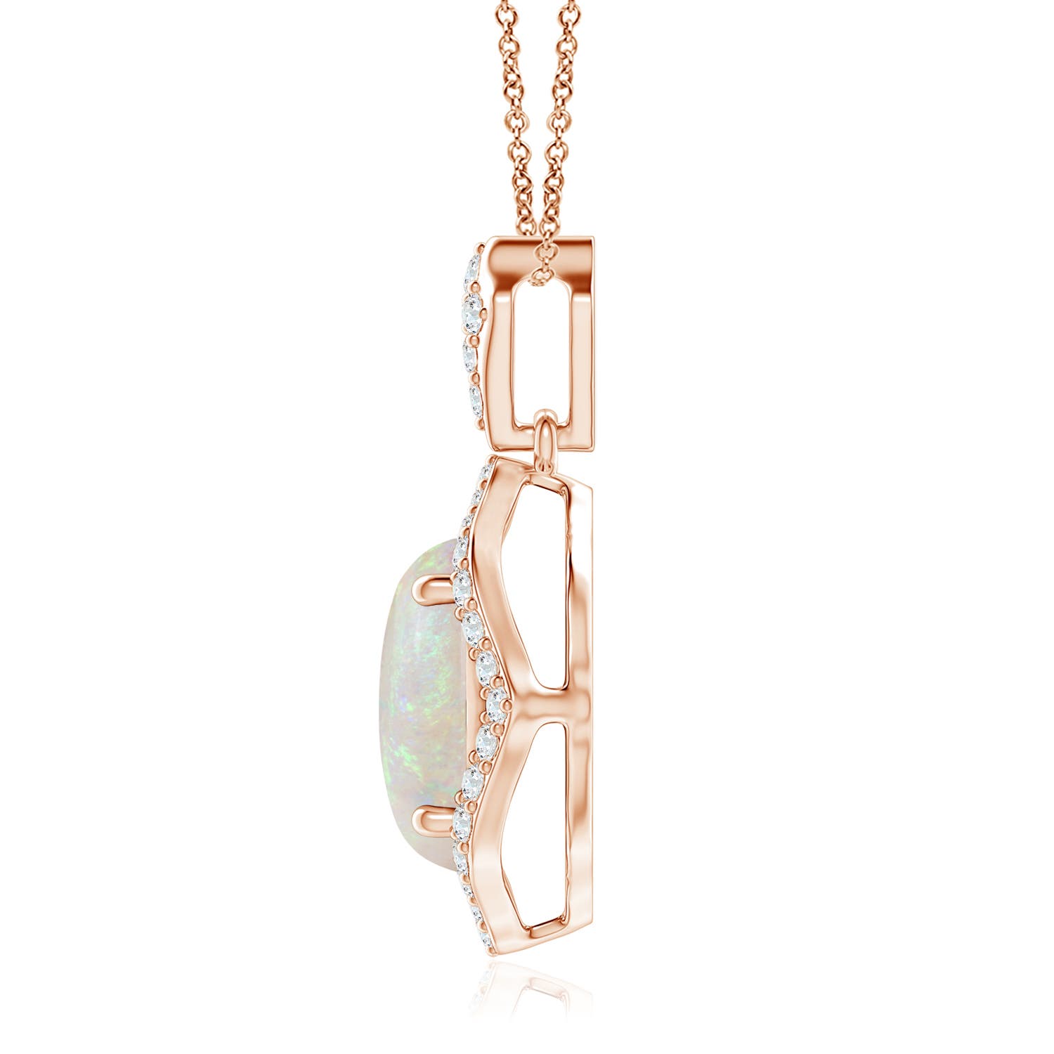 AA - Opal / 1.78 CT / 14 KT Rose Gold