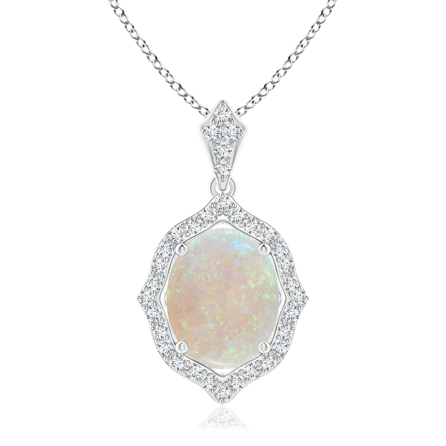 AA - Opal / 1.78 CT / 14 KT White Gold