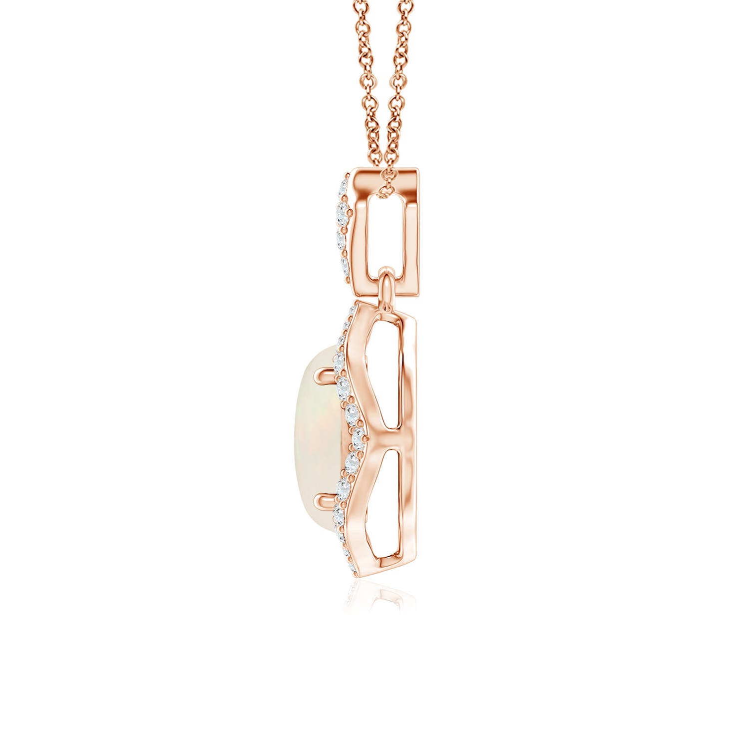 A - Opal / 0.97 CT / 14 KT Rose Gold