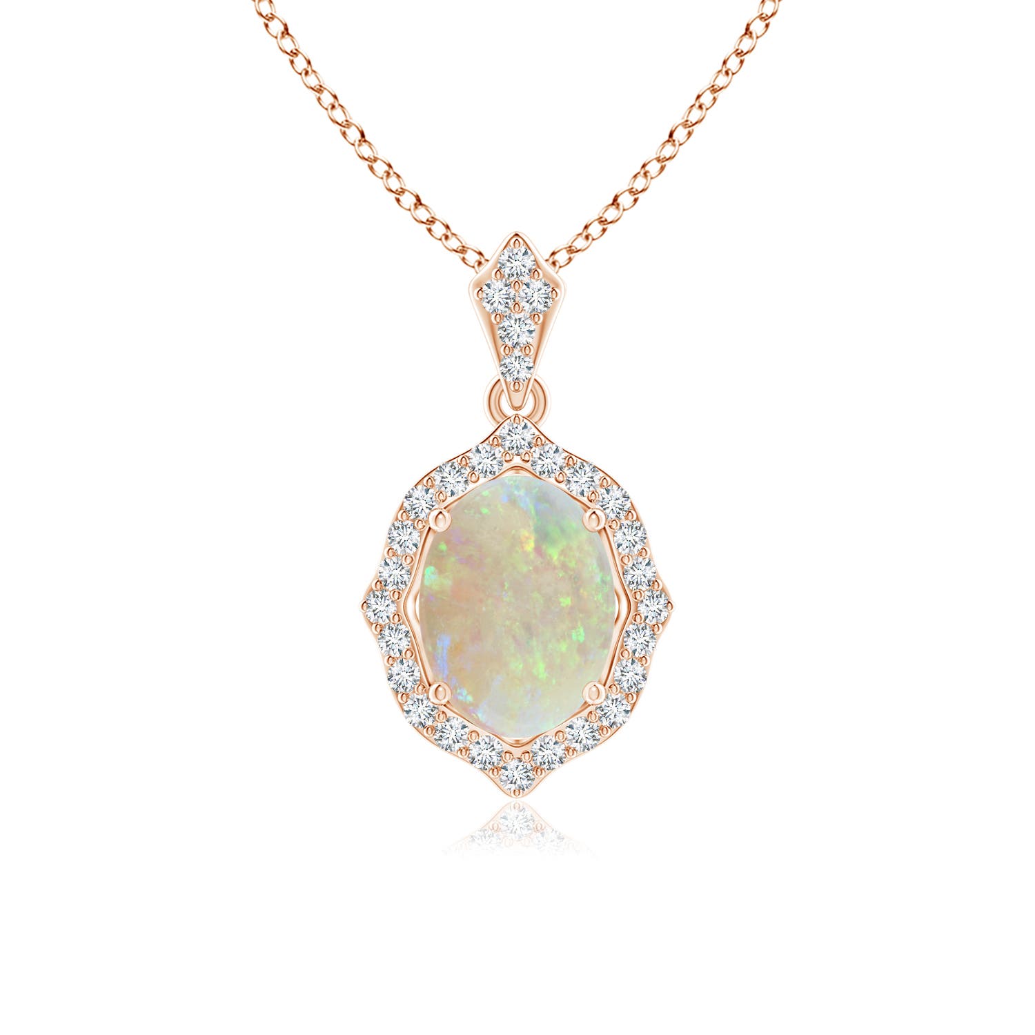 AAA - Opal / 0.97 CT / 14 KT Rose Gold