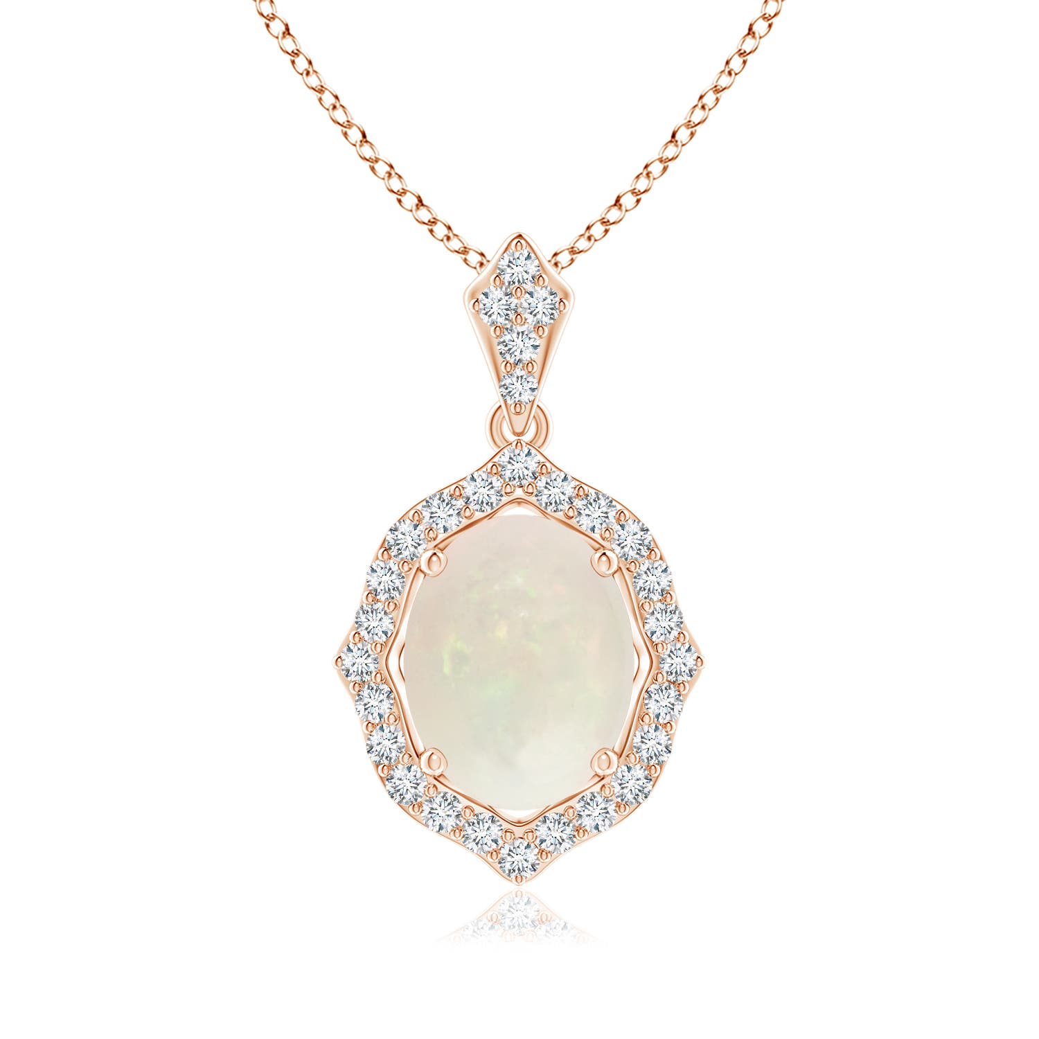 A - Opal / 1.38 CT / 14 KT Rose Gold