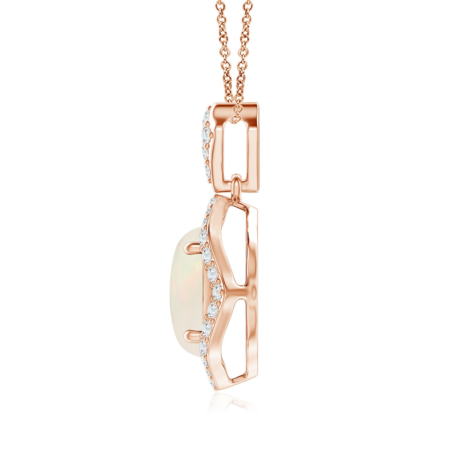 A - Opal / 1.38 CT / 14 KT Rose Gold