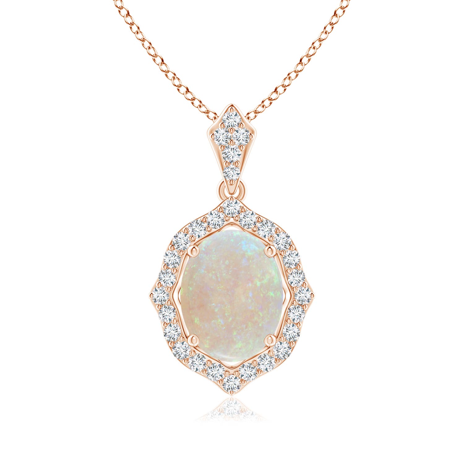 AA - Opal / 1.38 CT / 14 KT Rose Gold