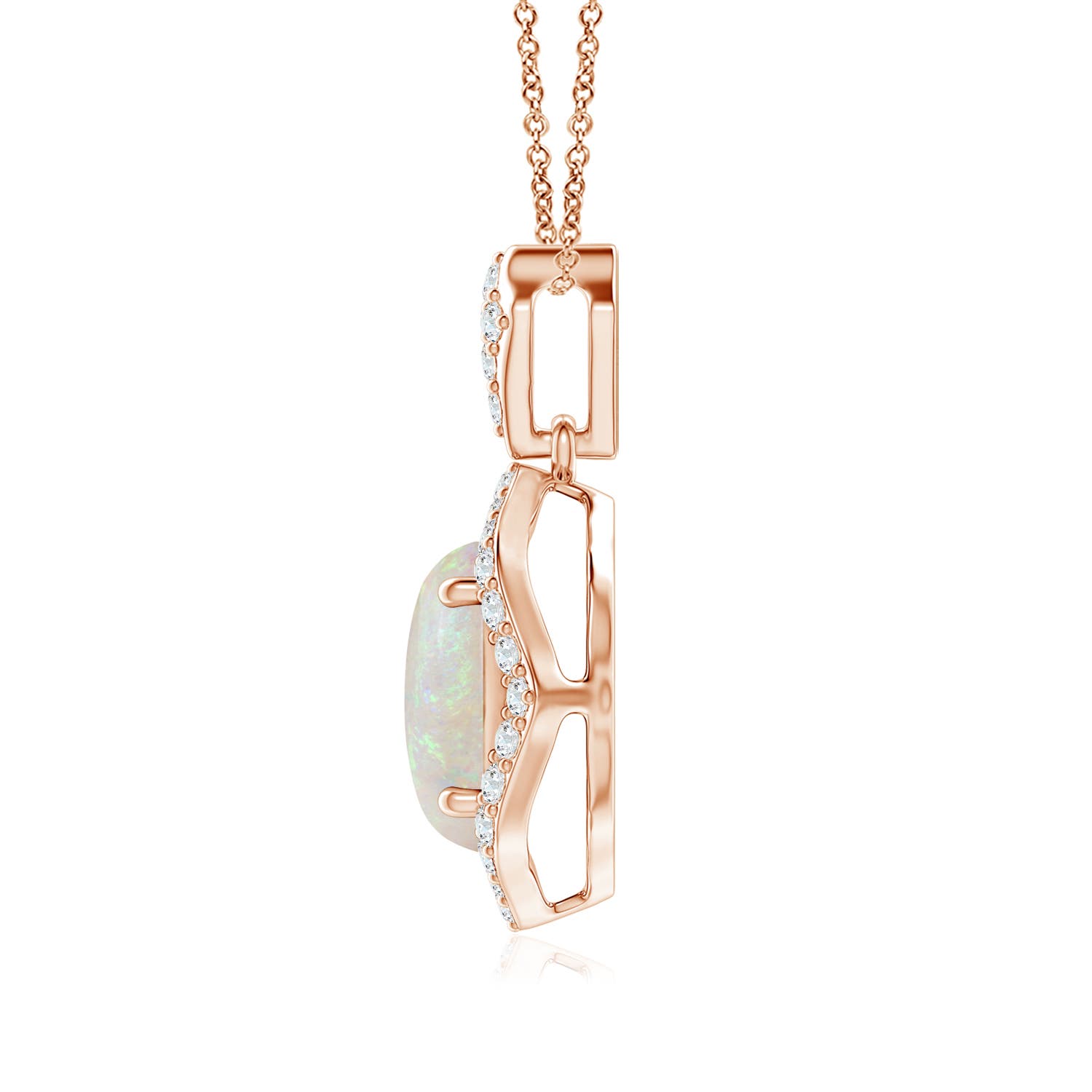 AA - Opal / 1.38 CT / 14 KT Rose Gold