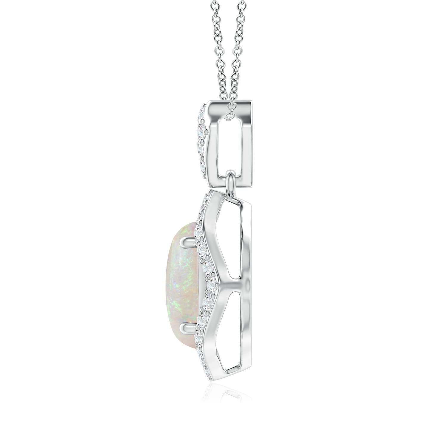 AA - Opal / 1.38 CT / 14 KT White Gold