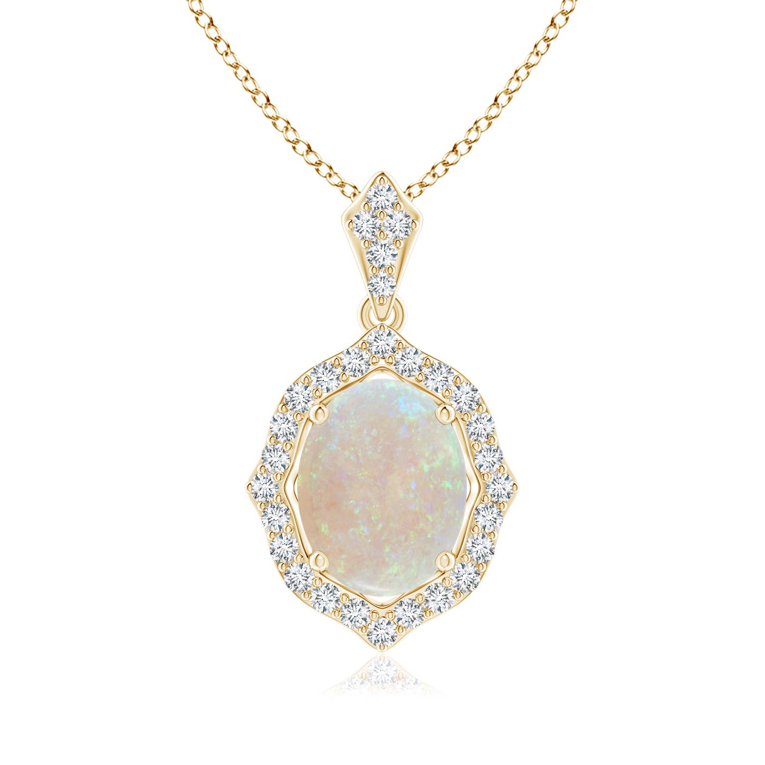 AA - Opal / 1.38 CT / 14 KT Yellow Gold