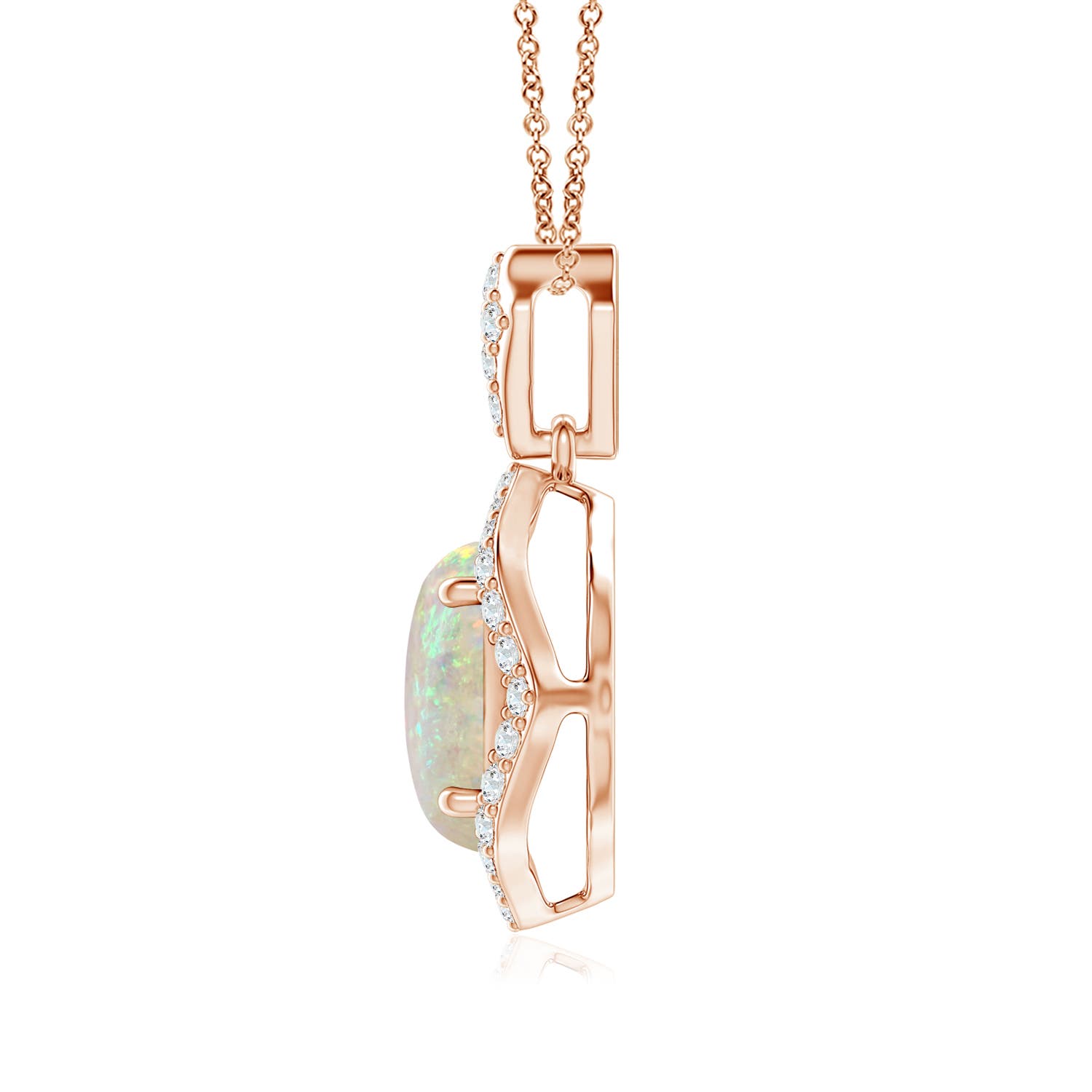 AAA - Opal / 1.38 CT / 14 KT Rose Gold