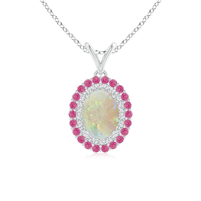 AAA - Opal / 1.24 CT / 14 KT White Gold