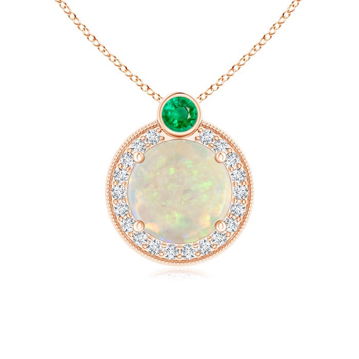 AAA - Opal / 0.93 CT / 14 KT Rose Gold