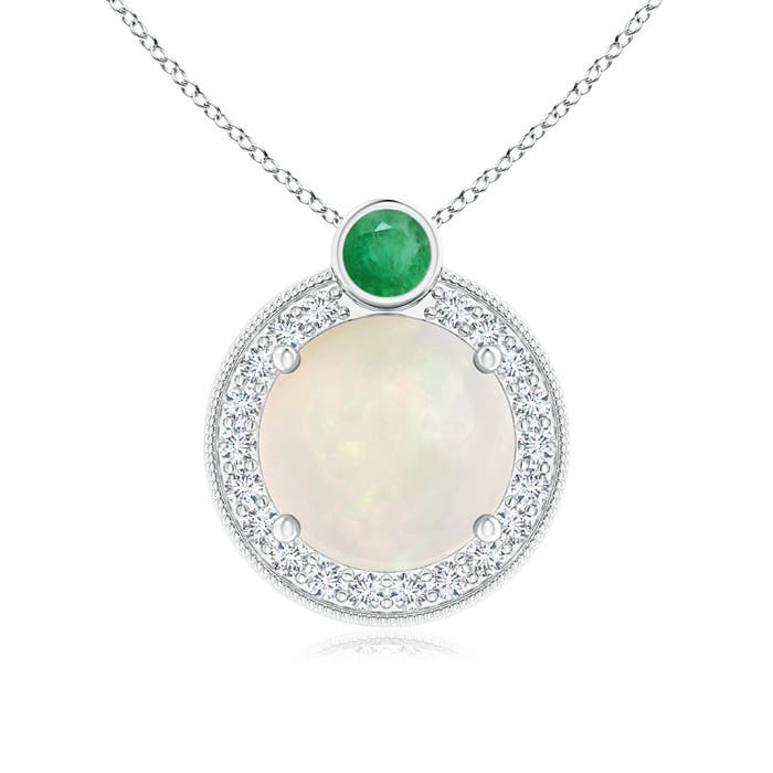 A - Opal / 1.37 CT / 14 KT White Gold